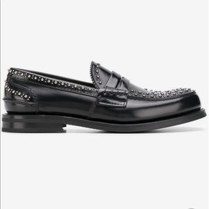 F21 rhinestone loafers